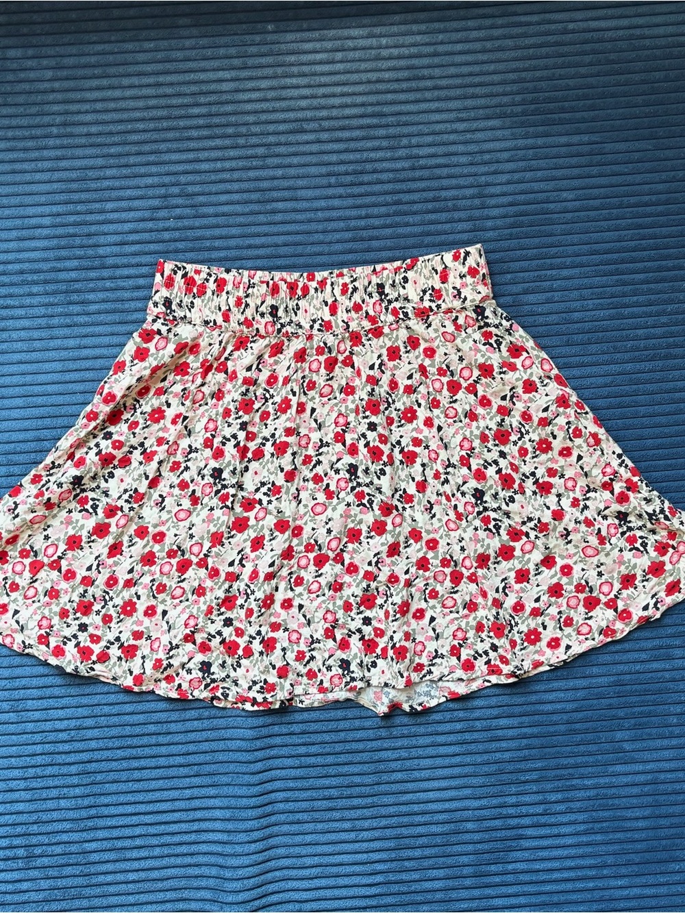 vera moda floral print skater skirt